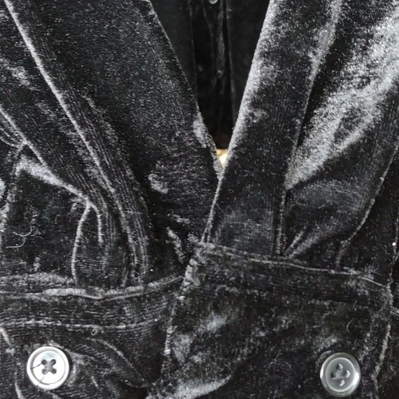 Slinky Velvet Button Down Top NWOT Sz.2X - Picture 4 of 6